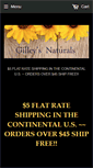 Mobile Screenshot of gilleysnaturals.com